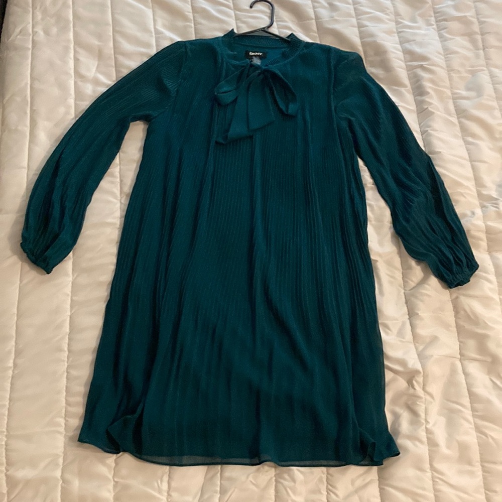DKNY pleated dress